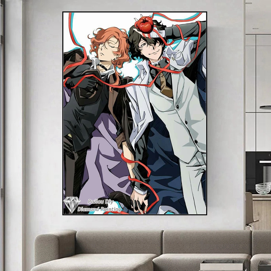 Bungou Stray Dogs Diy Diamond  - Photo Mosaic Print recension och pris