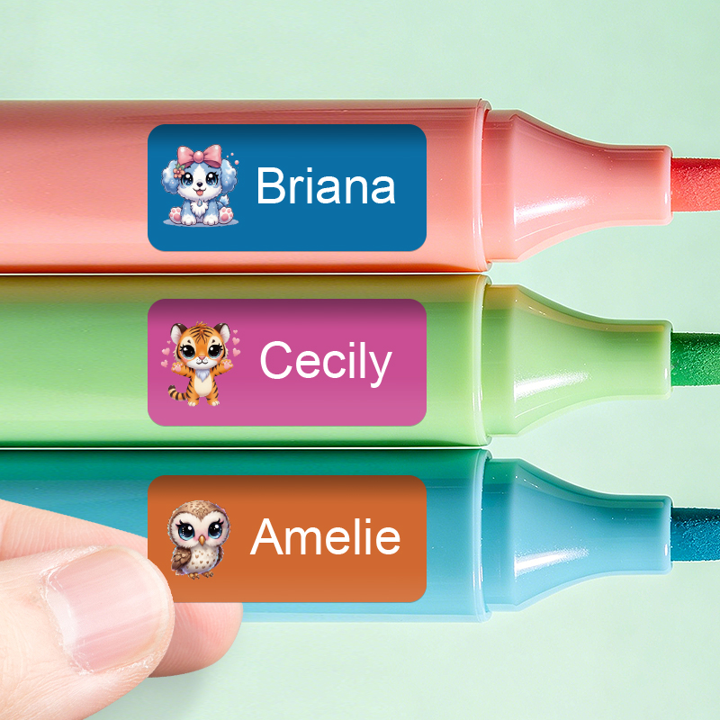 Personalized Name Stickers - C - Personalized Name Box recension och pris