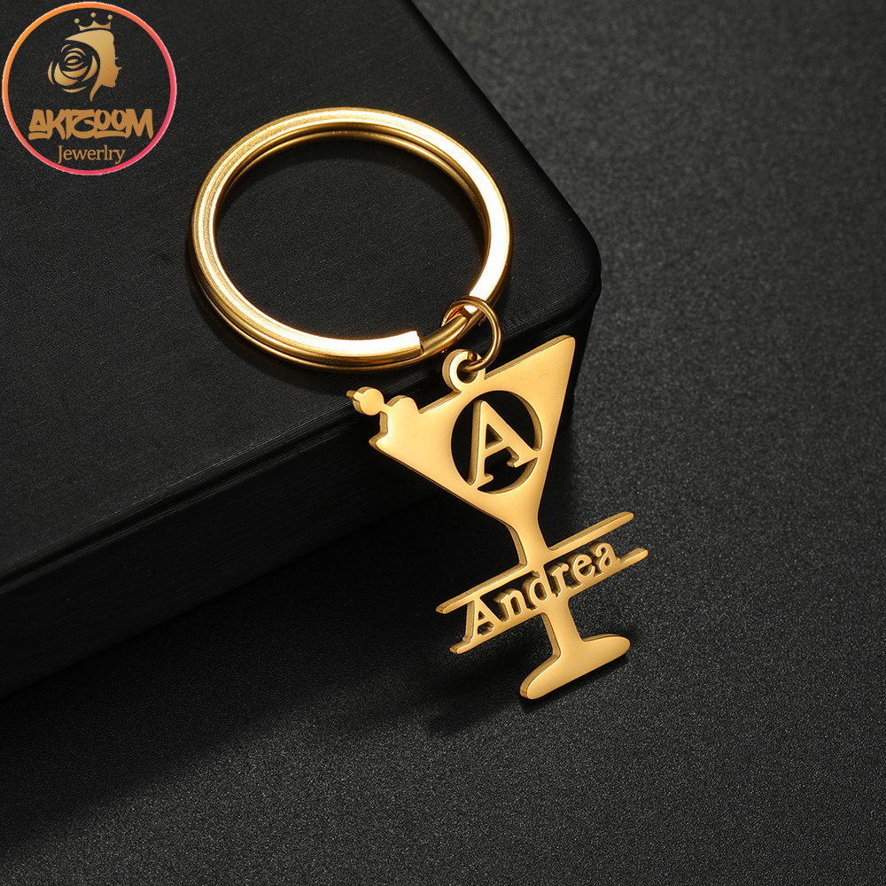 Akizoom Custom Name Big Letter - Initial Ring Custom recension och pris
