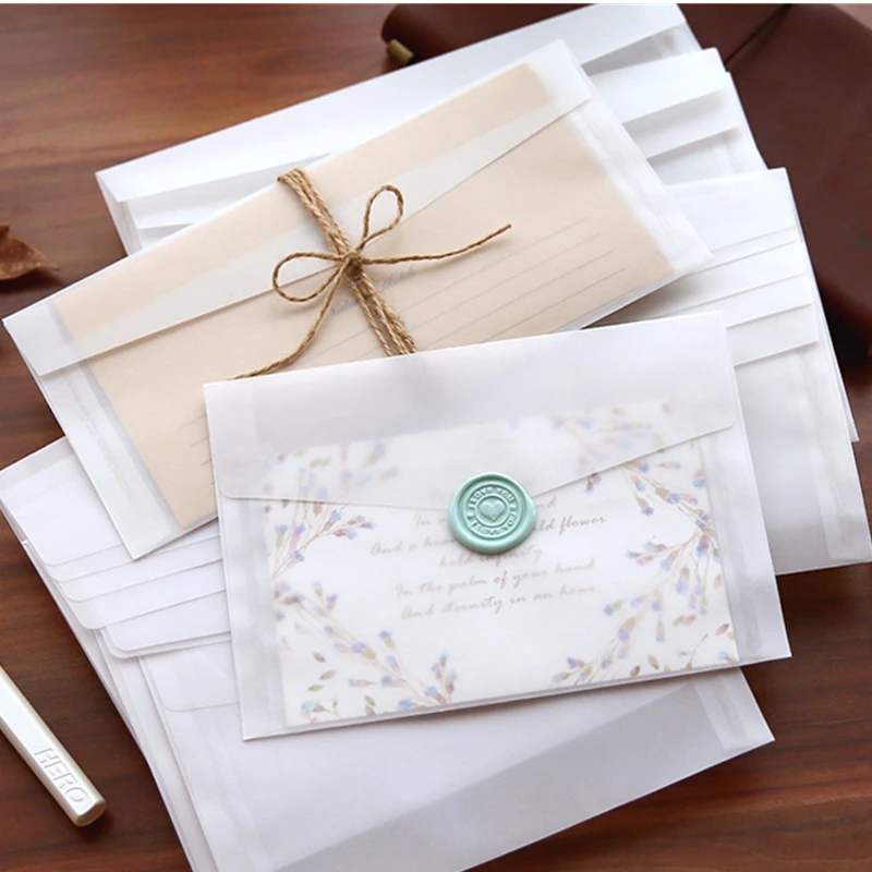 A5 A6 Sulfuric acid paper tran - Wax Seal Letter Kit recension och pris