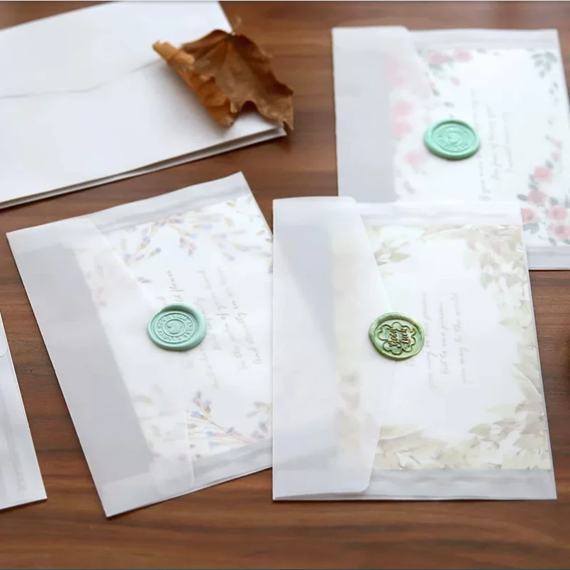 A5 A6 Sulfuric acid paper tran - Wax Seal Letter Kit recension och pris
