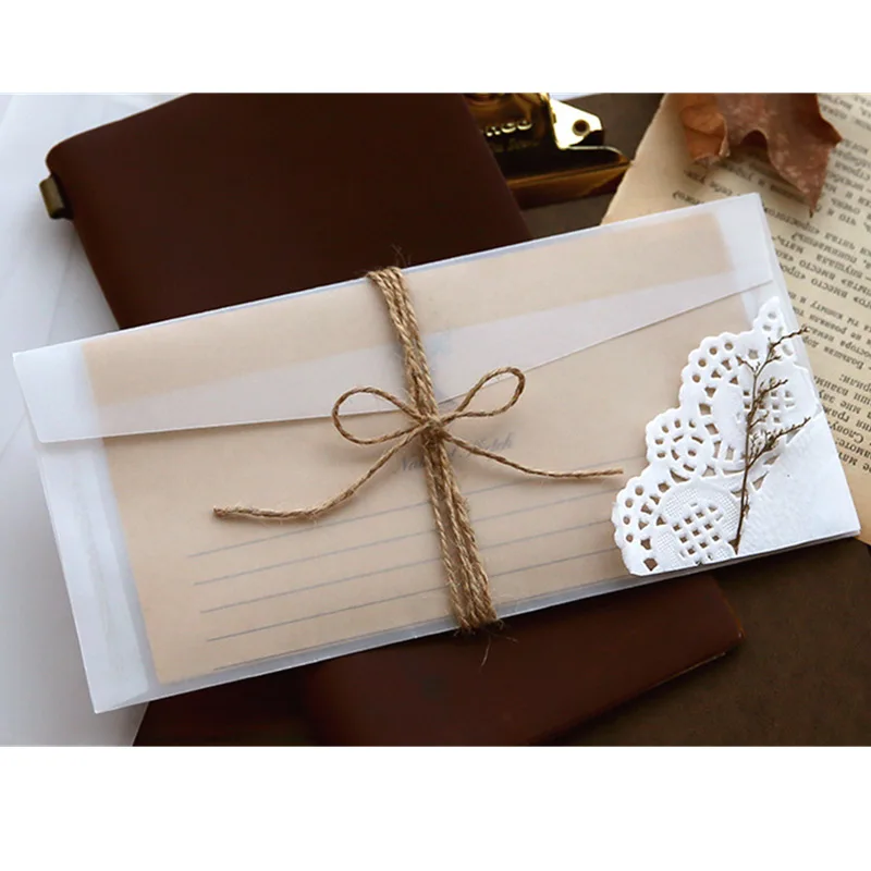 A5 A6 Sulfuric acid paper tran - Wax Seal Letter Kit recension och pris